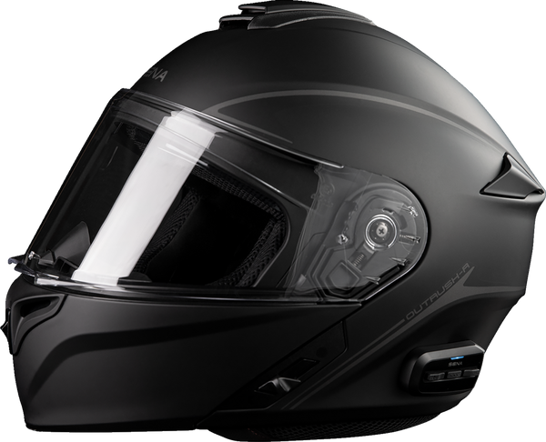 Adult - Sena Outrush R Modular Helmet - Black