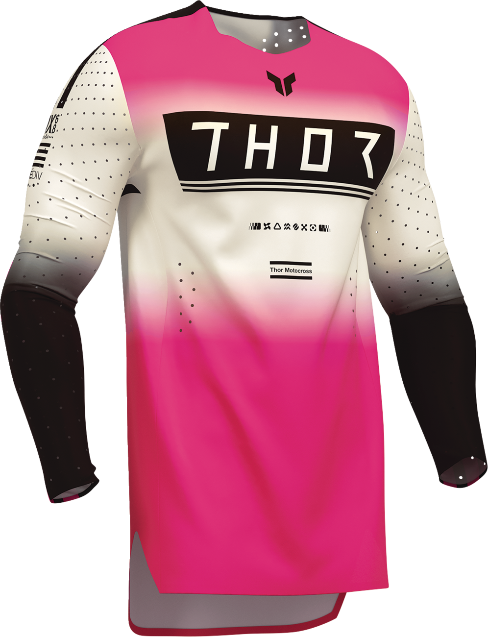 Adult - Thor Sportmode Geo Jersey - Vintage White/Pink