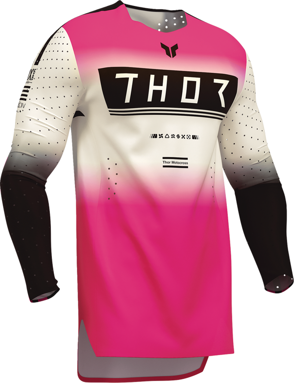 Adult - Thor Sportmode Geo Jersey - Vintage White/Pink