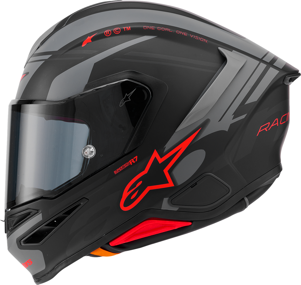 Adult - Alpinestars Supertech R7 A-Core Helmet - Matte Black/Gray/Red