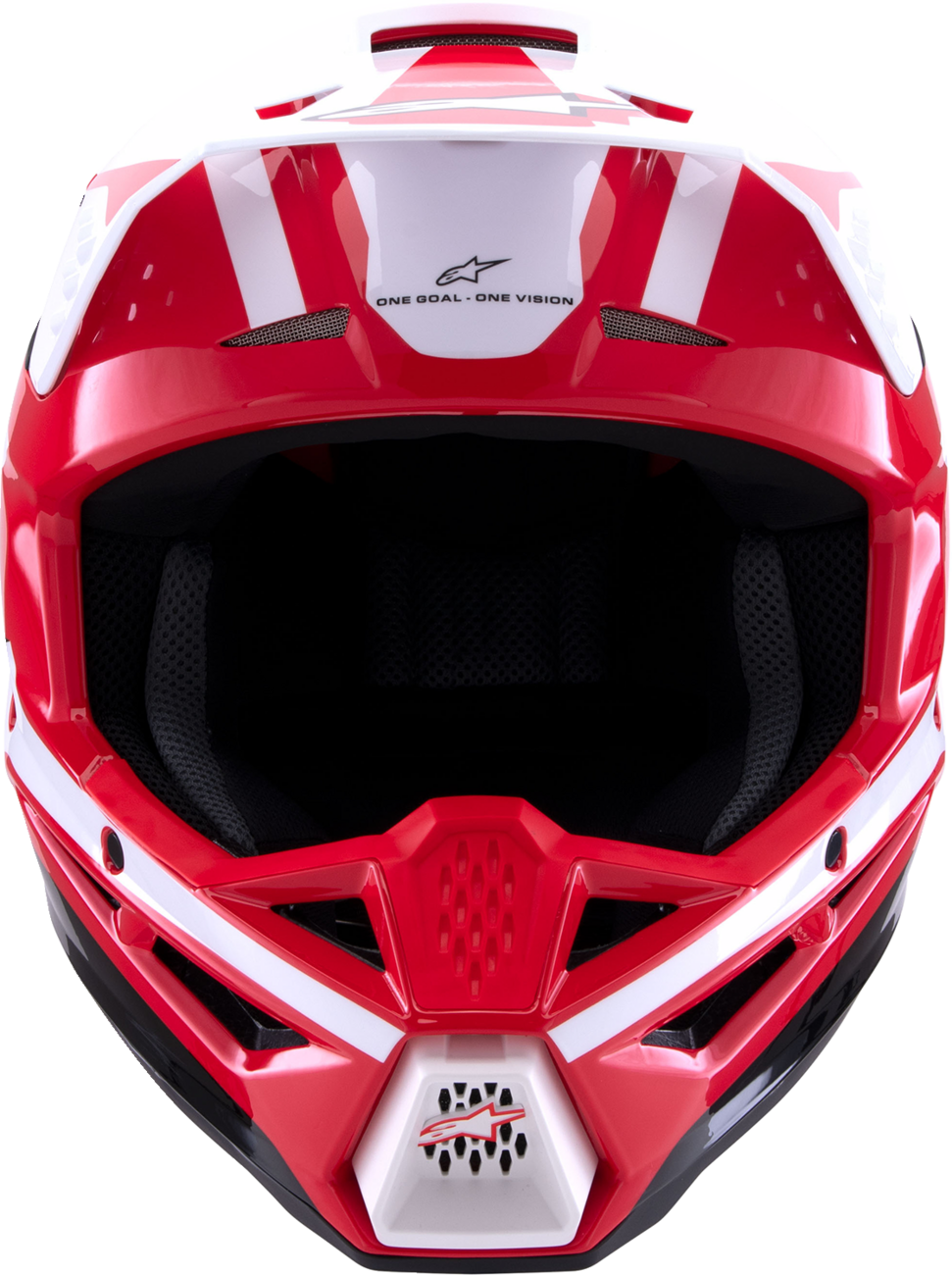 Adult - Alpinestars SM3 Heat Helmet - Gloss Red/White/Black