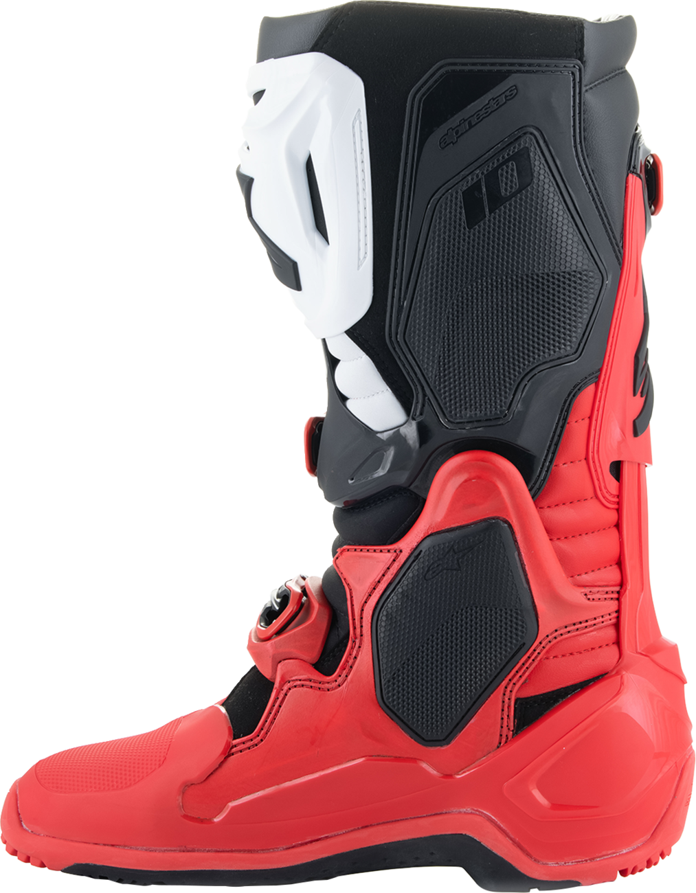 Adult - Alpinestars Tech 10 Enduro Boots - Bright Red/Black/White