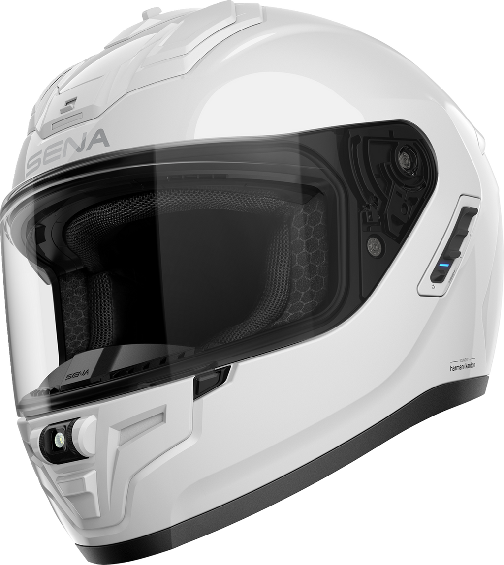 Adult - Sena Phantom Helmet - Gloss White