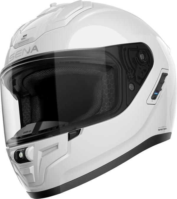 Adult - Sena Phantom Helmet - Gloss White