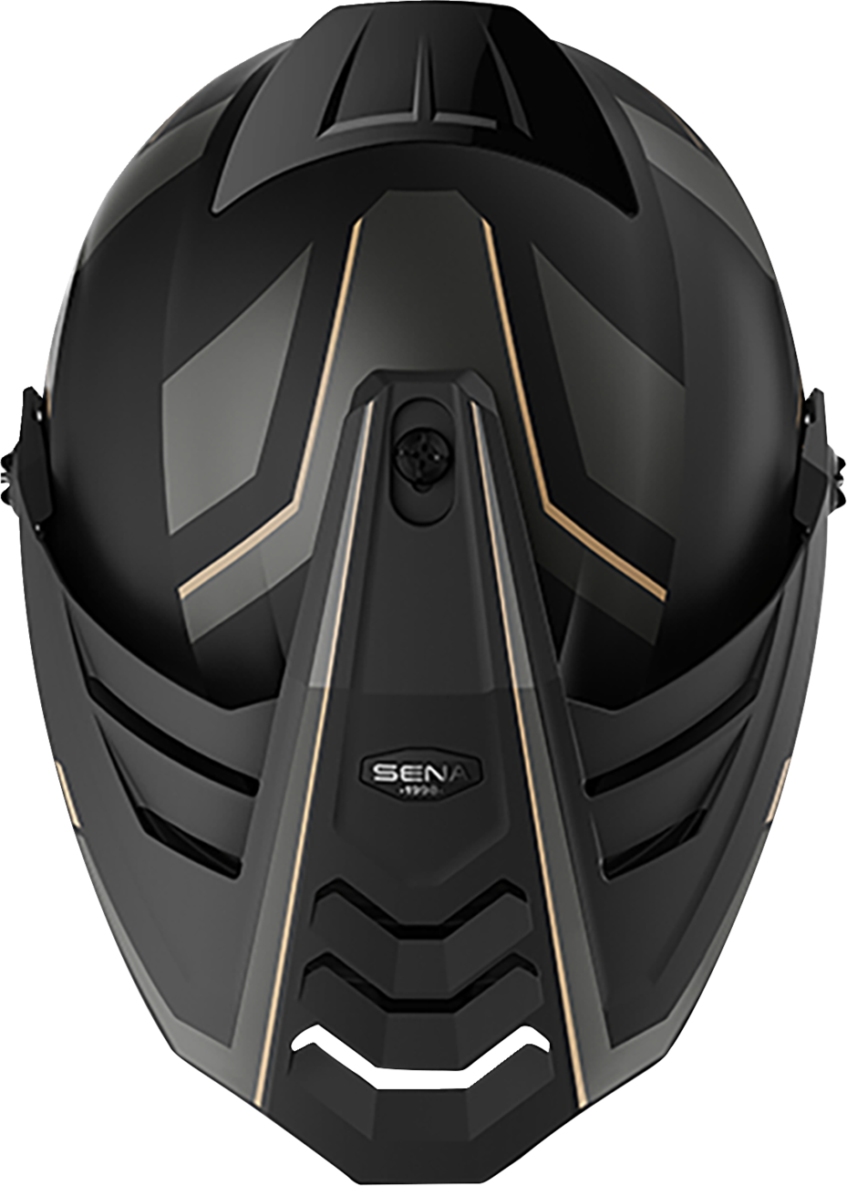 Adult - Sena Outlander Helmet - Matte Black