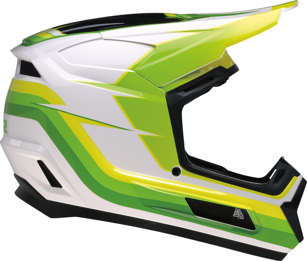 Youth - Z1R Dirt Maxx Vortex Helmet - White/Green