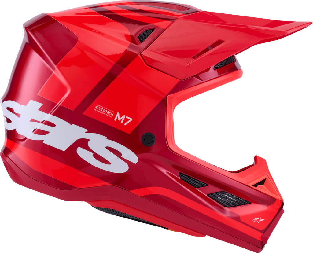 Adult - Alpinestars SM7 Core Helmet - Gloss Red
