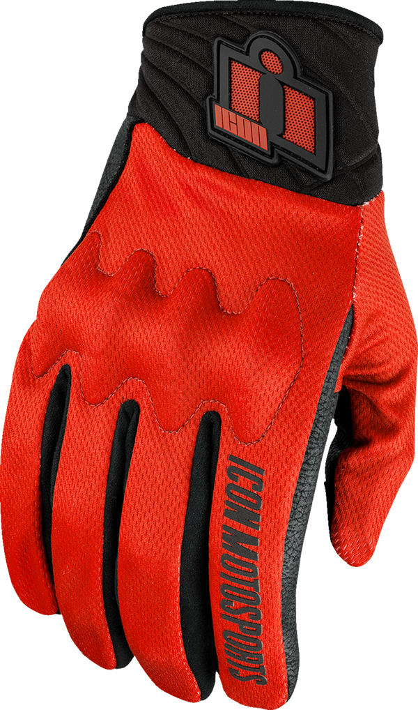Adult - Icon Anthem3™ Gloves - Red
