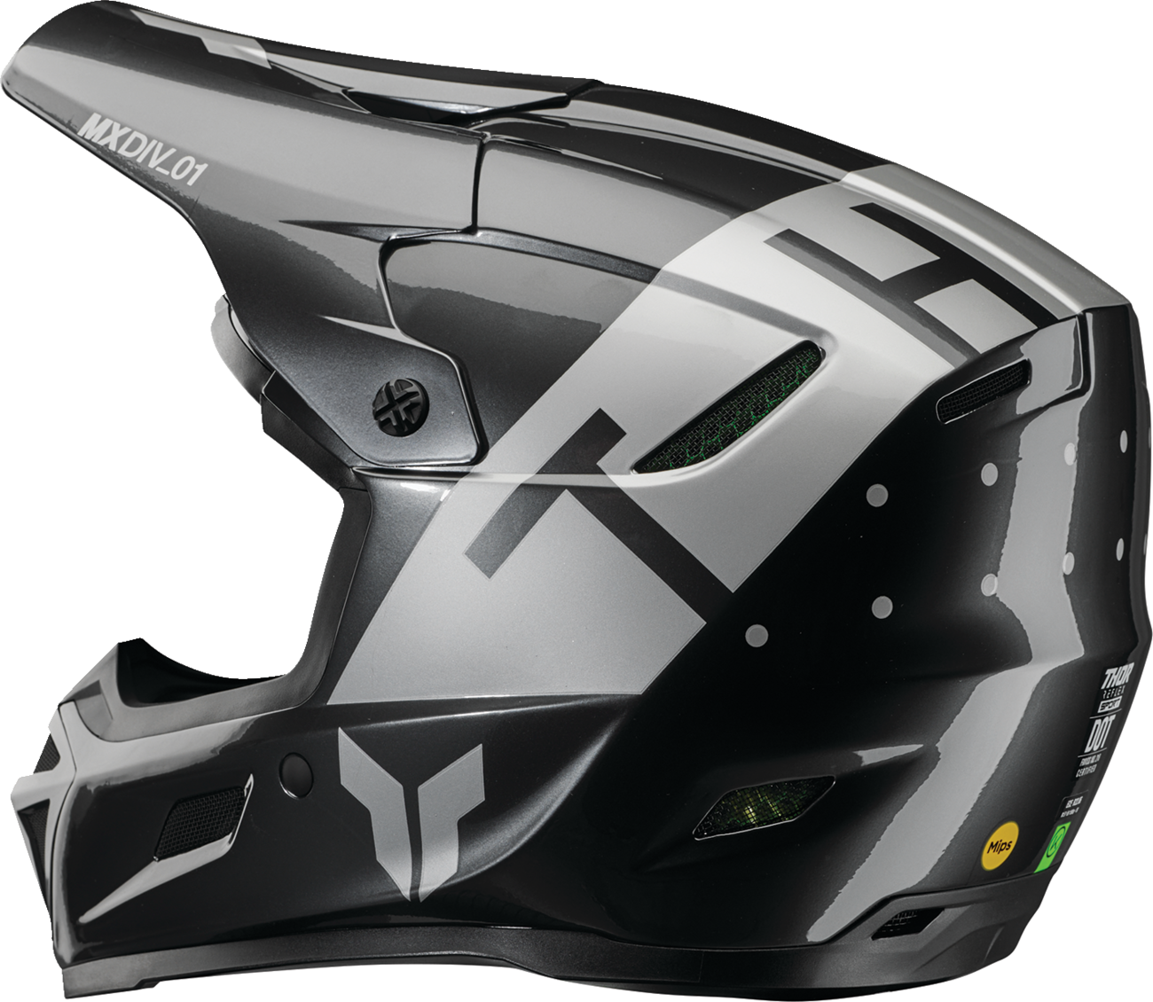 Adult - Thor Reflex Sport Rogue MIPS® Helmet - Charcoal/Silver