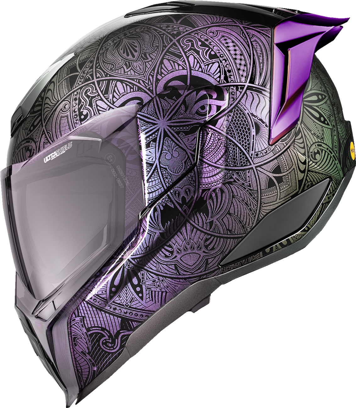 Adult - Icon Ultraflite™ Opal Mandala MIPS® Helmet - Purple