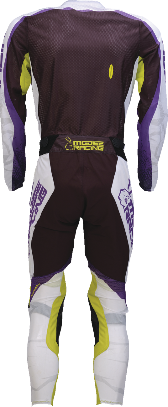 Adult - Moose Sahara Jersey - Purple/Hi-Viz