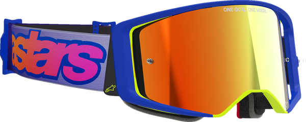 Alpinestars Supertech Goggle - Vista - Blue/Yellow/Purple