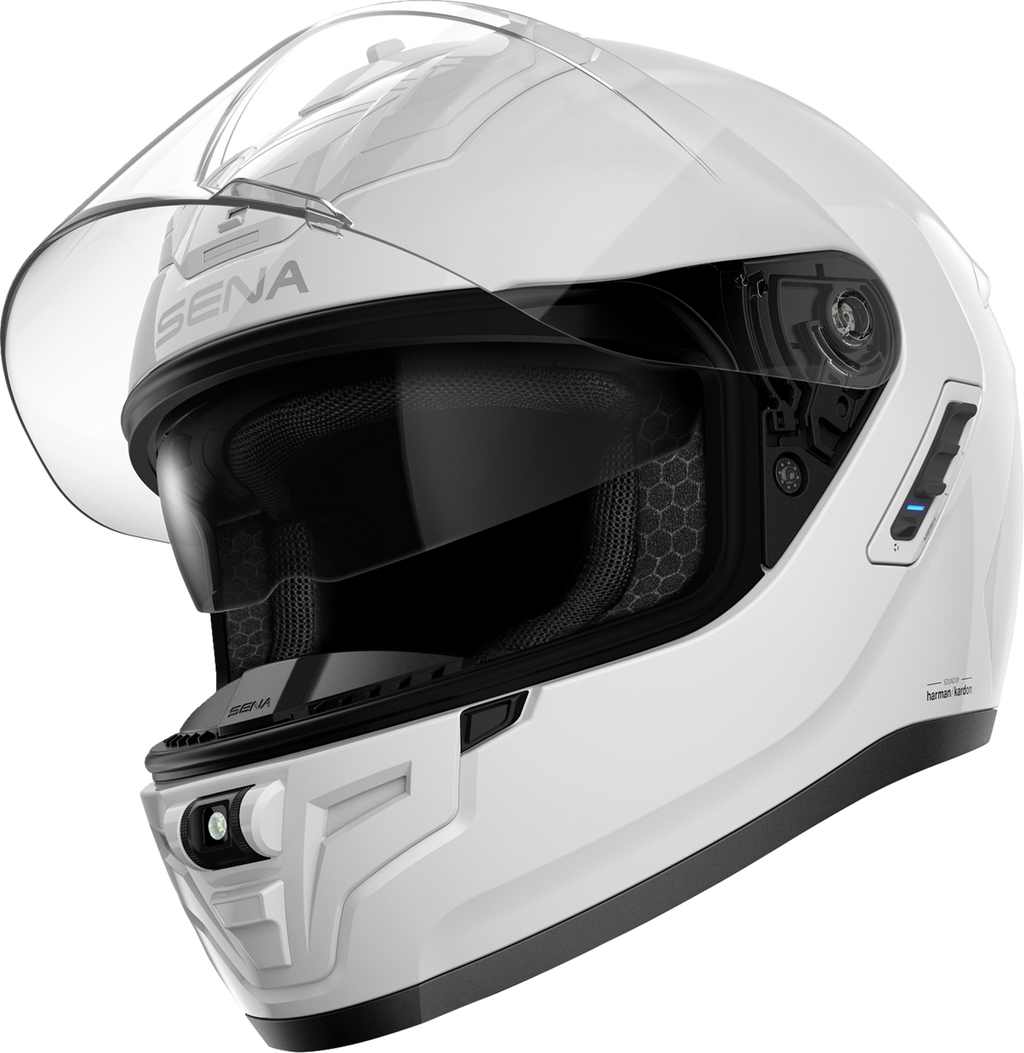 Adult - Sena Phantom Helmet - Gloss White