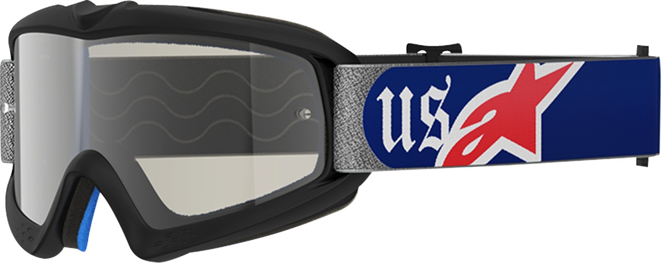 Alpinestars Youth Vision Corp Goggle - Merica 25 - Red/Blue