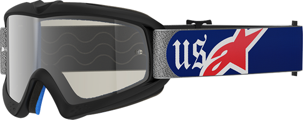 Alpinestars Youth Vision Corp Goggle - Merica 25 - Red/Blue