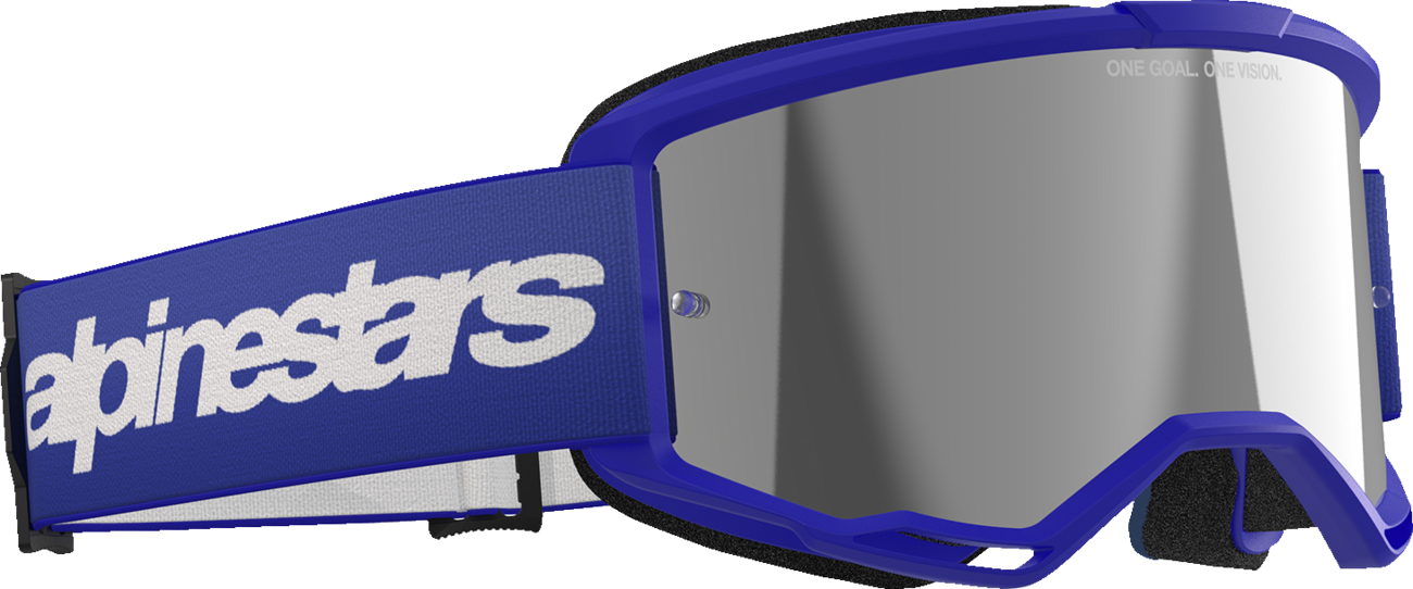 Alpinestars Vision 3 Goggle - Wordmark - Blue