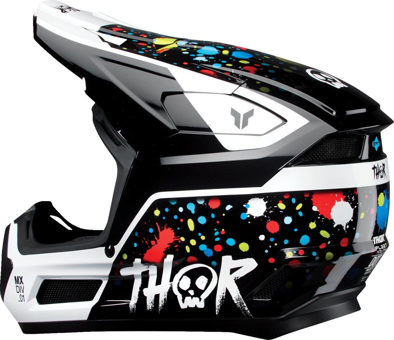 Youth - Thor Fleet Splat Helmet - Black