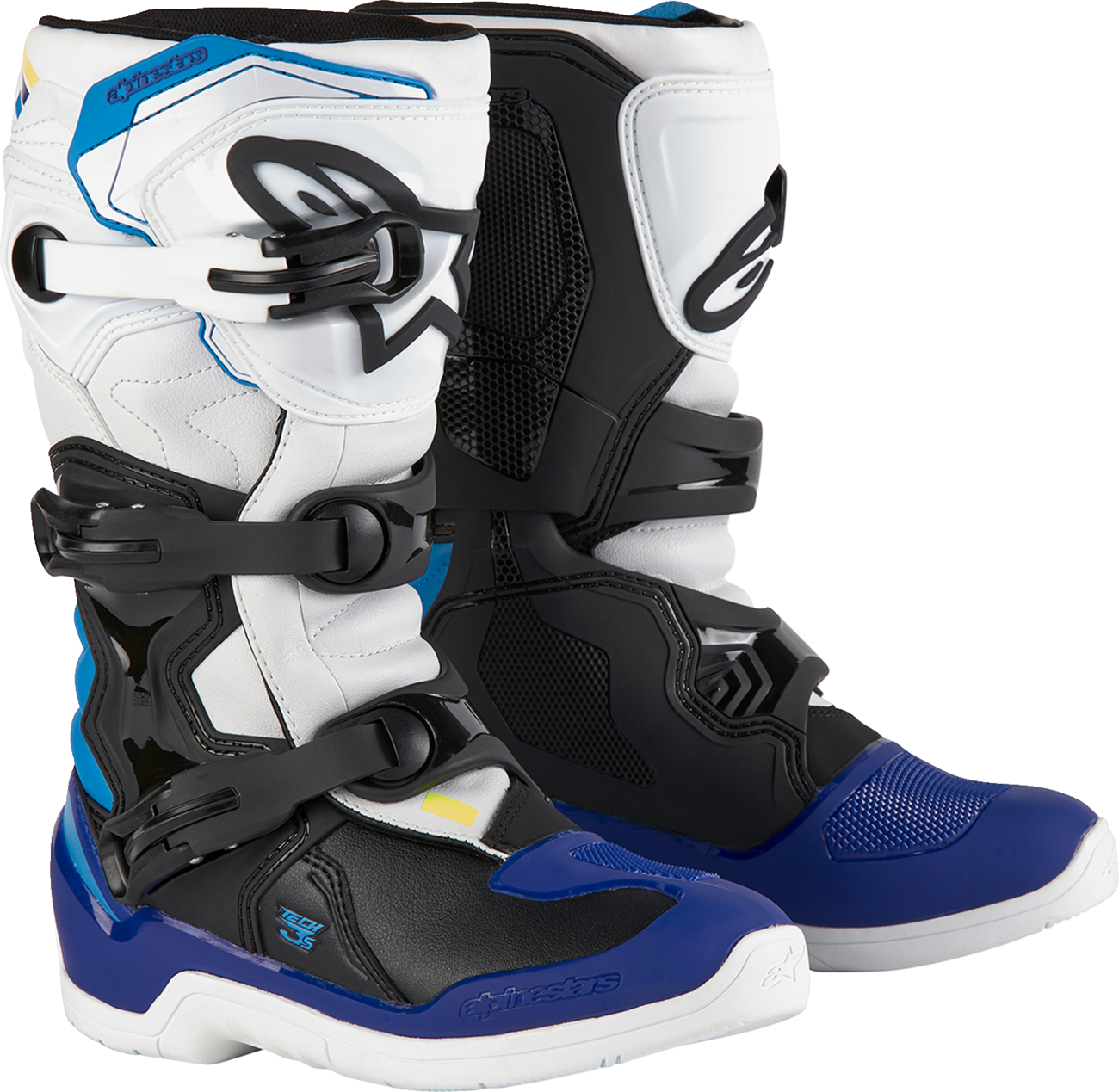 Youth - Alpinestars Tech 3S Boots — 34 - White/Black/Blue