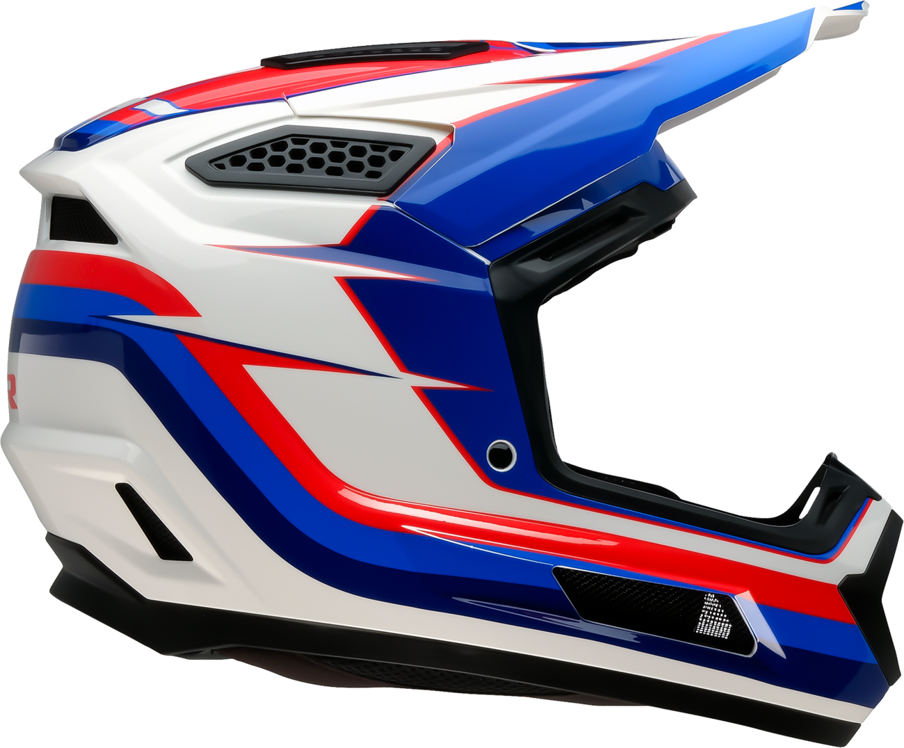 Adult - Z1R Dirt Maxx Vortex Helmet - Red/White/Blue