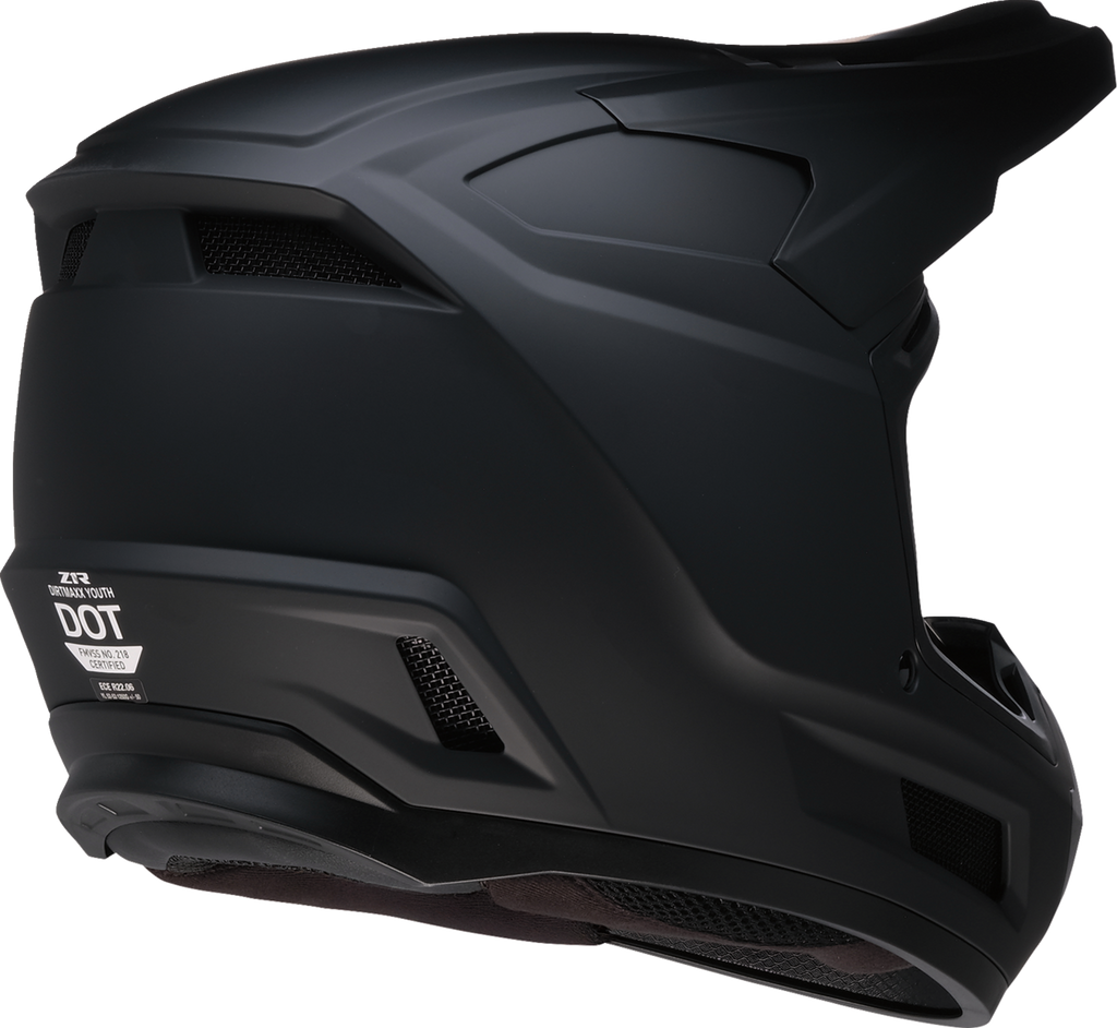 Youth - Z1R Dirt Maxx Solid Helmet - Matte Black