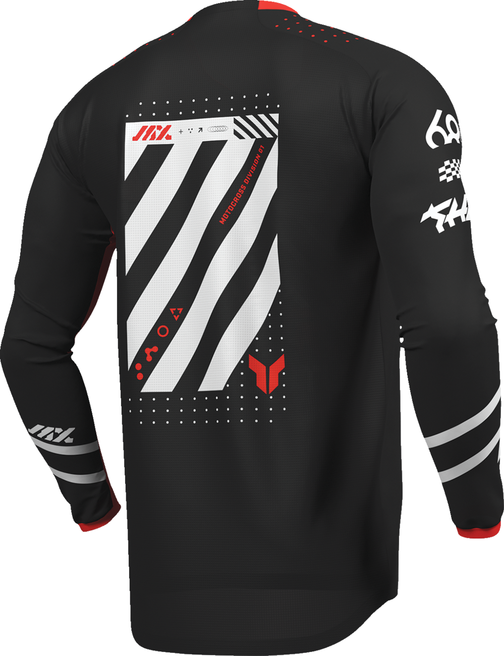 Adult - Thor Launchmode Futura Jersey - Black/Red