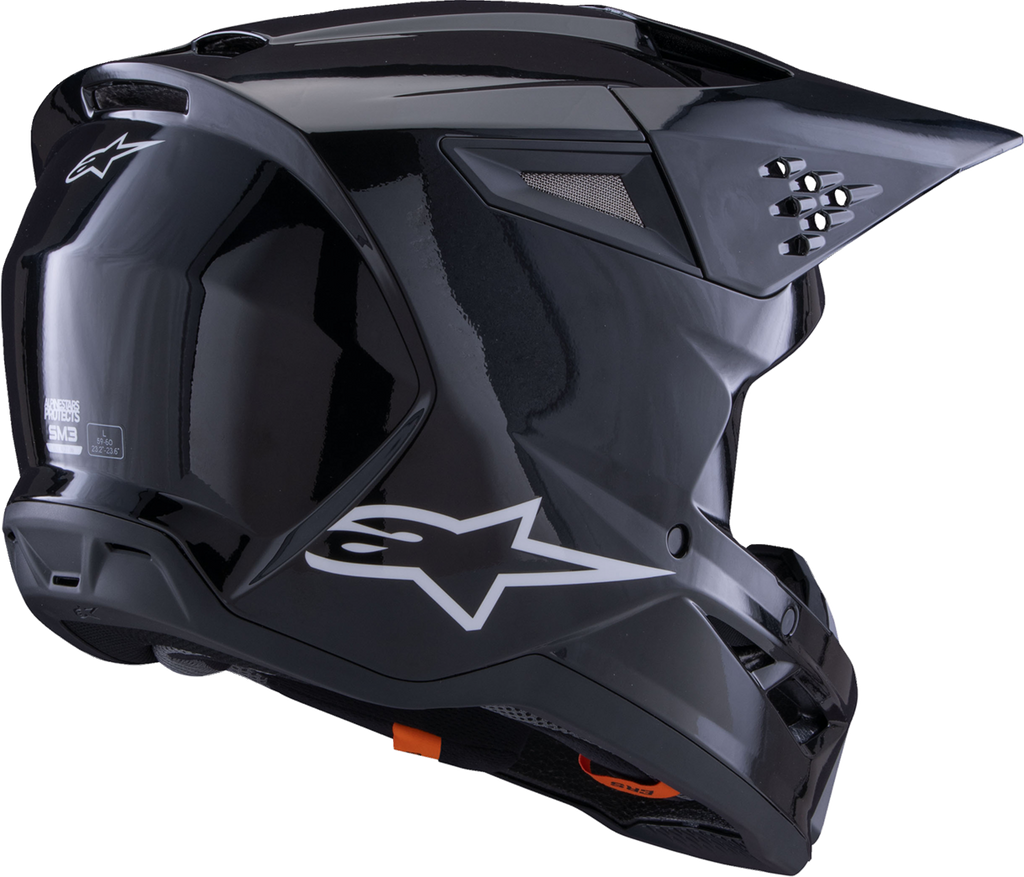 Adult - Alpinestars SM3 Solid Helmet - Gloss Black