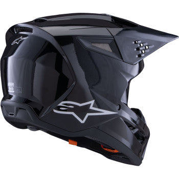 Alpinestars | SM3 | Offroad MX Helmet | Solid Black (Gloss) | Large