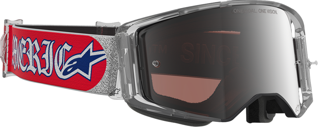 Alpinestars Supertech Goggle - Merica 25 - Red/Blue