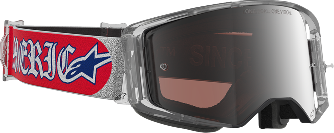 Alpinestars Supertech Goggle - Merica 25 - Red/Blue