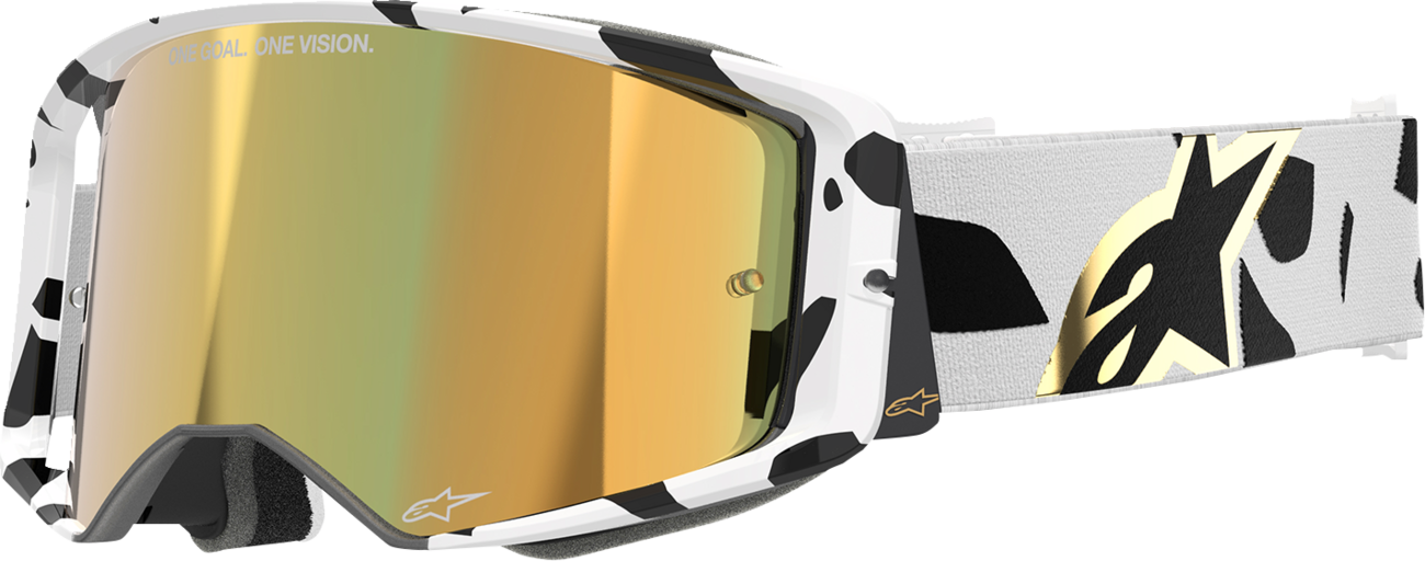 Alpinestars Supertech Goggle - Corp - White - ABS Vision