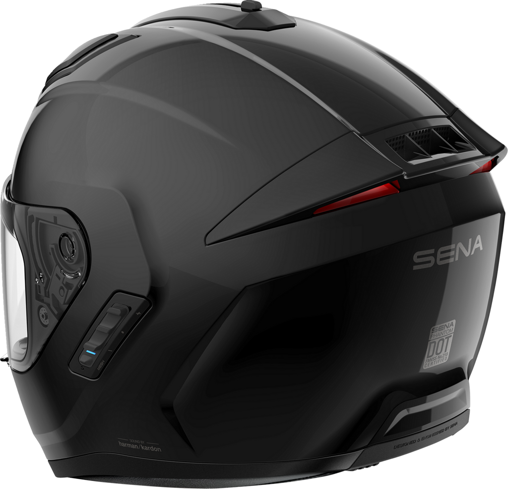 Adult - Sena Phantom Helmet - Gloss Black