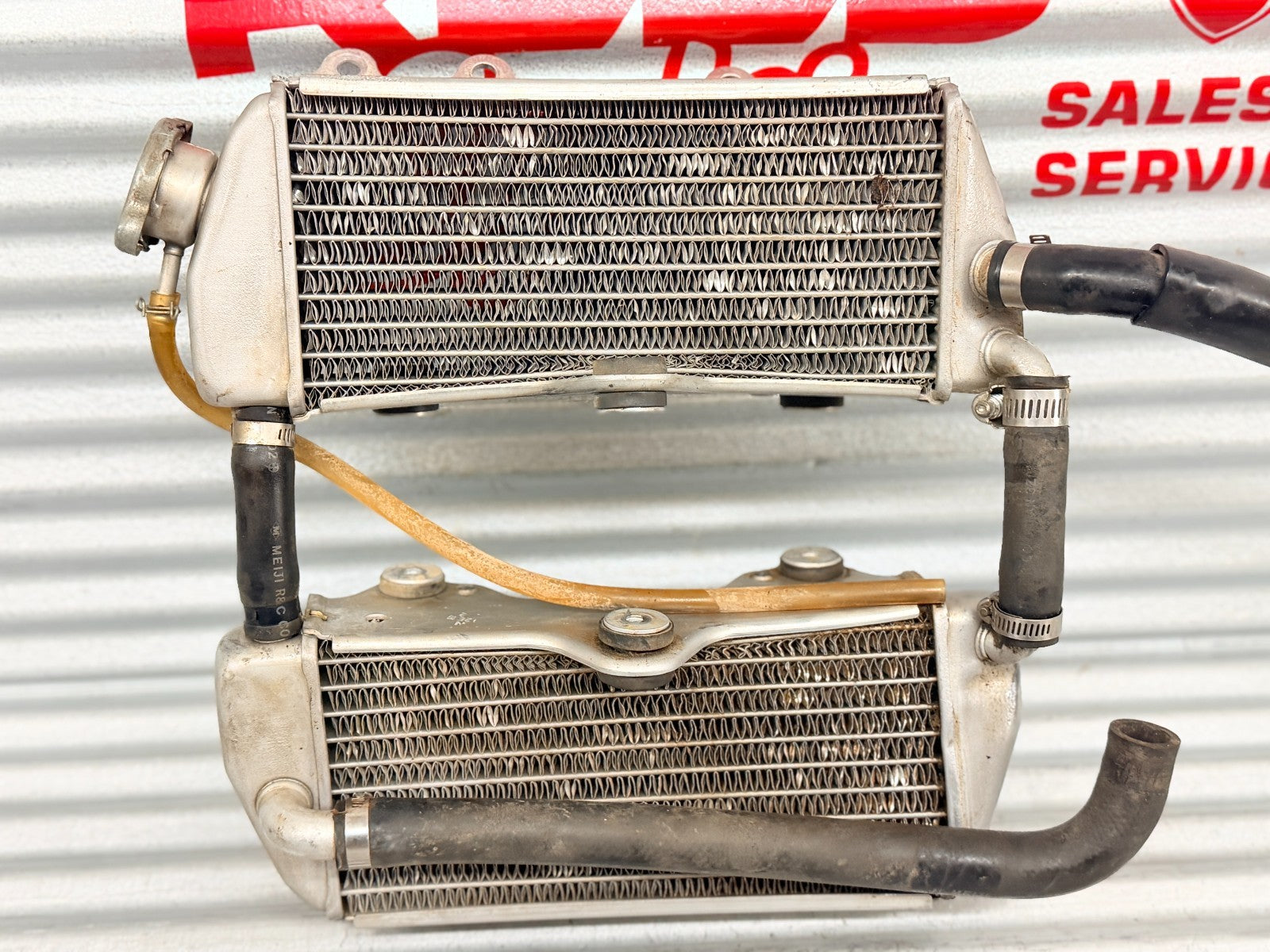 2004 Yamaha YZ250F Radiator Cooling Assembly OEM 5NL-1240A-00-00