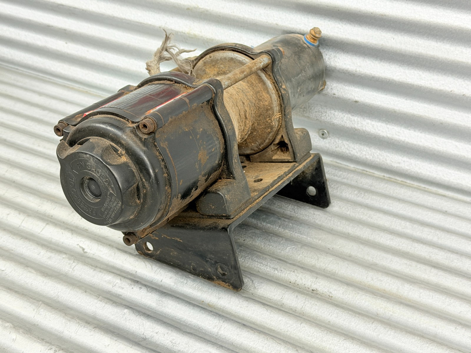 VIPER Midnight MD-3500 UTV/ATV 3500lb Synthetic Rope Winch