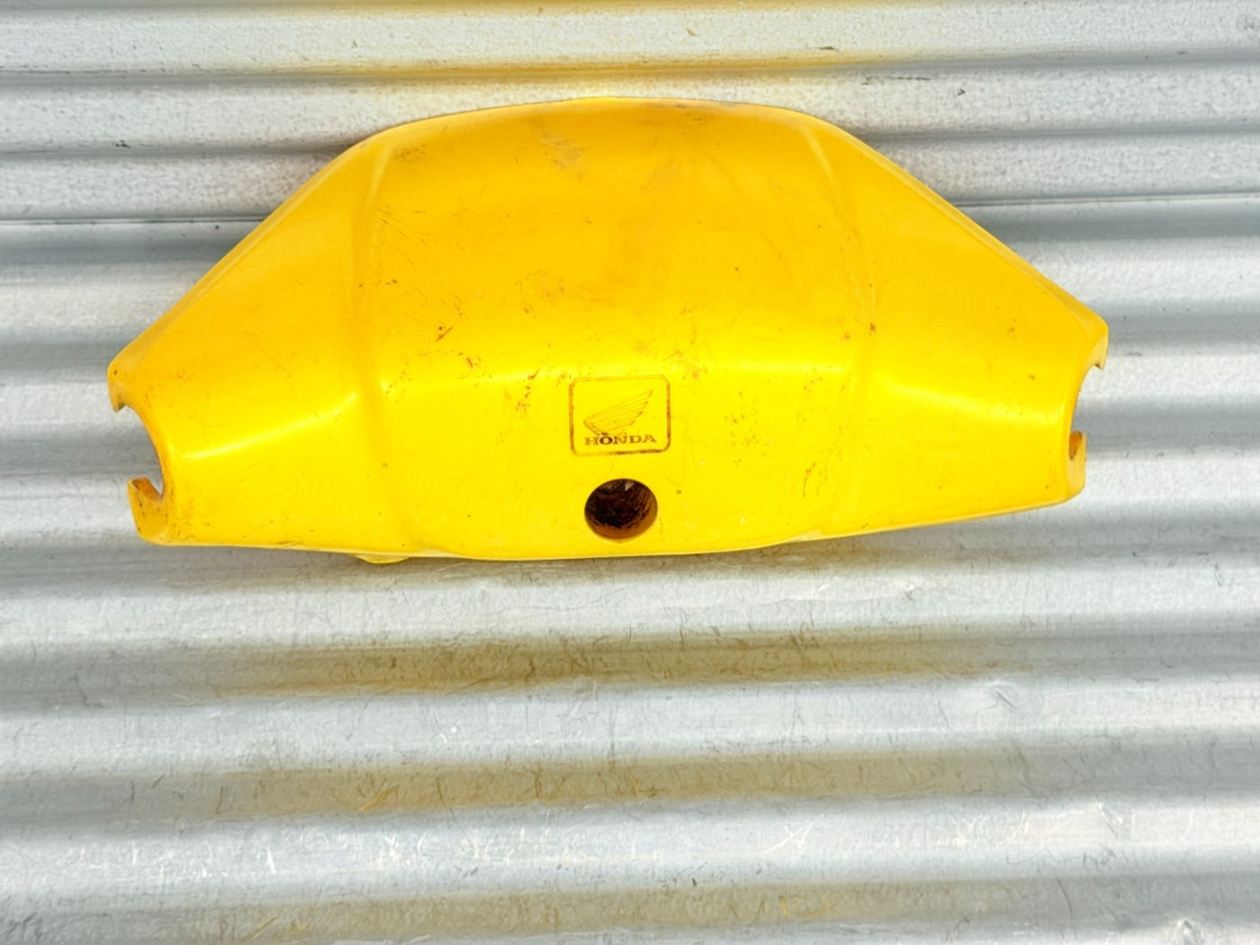 99-07 Honda TRX400EX OEM Yellow Handlebar Dash Cover 53205-HN1-0000