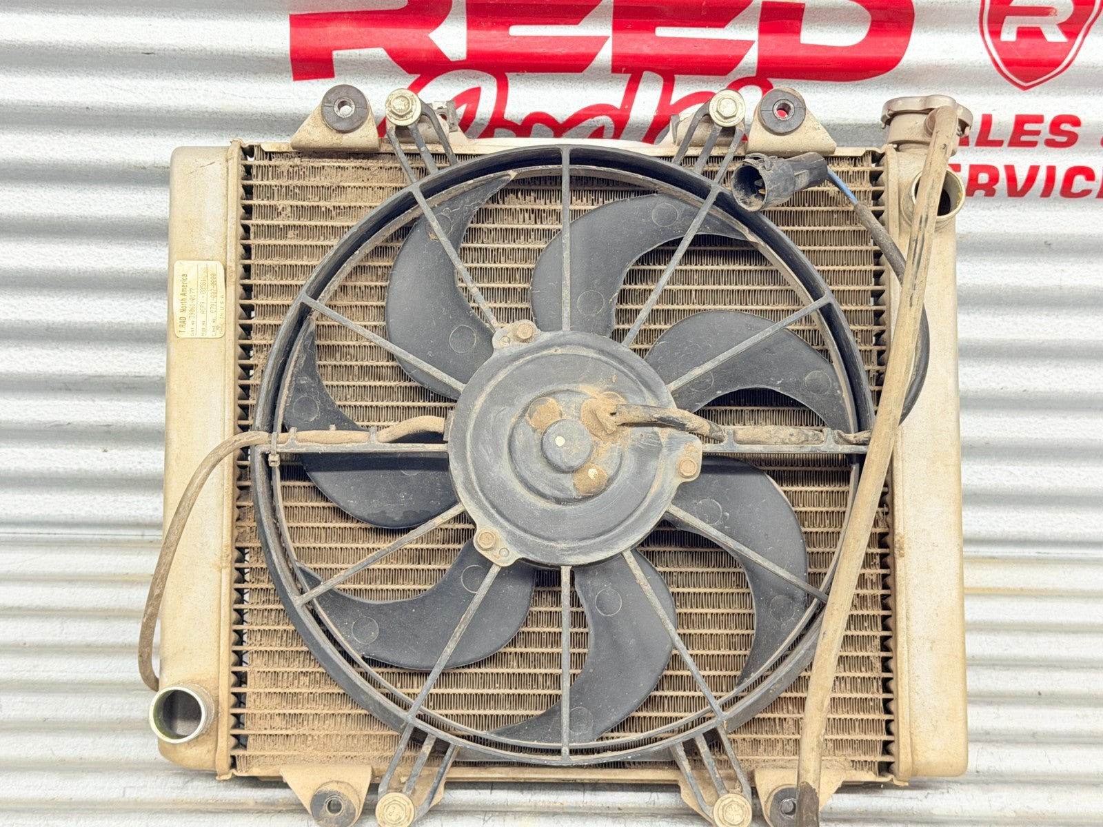 2010 Kawasaki Teryx 750 Radiator & Cooling Fan OEM 59502-0047