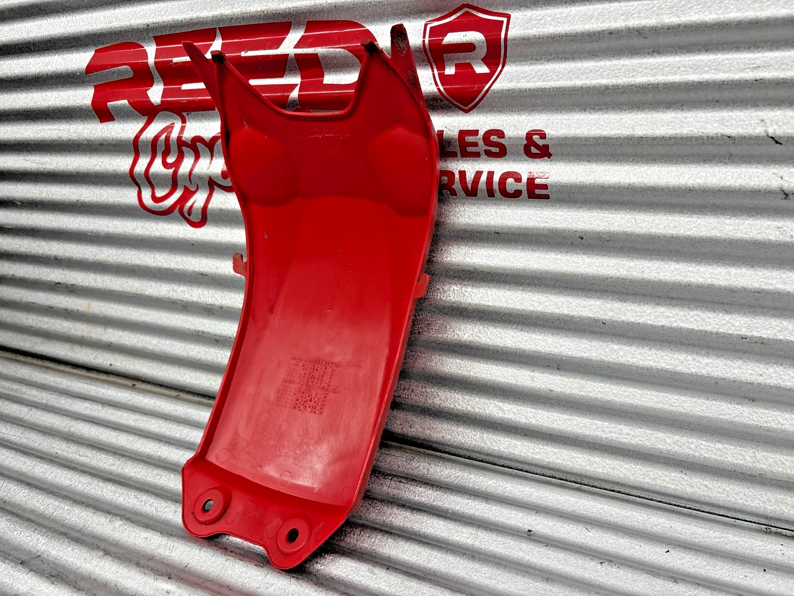 2013 Suzuki KingQuad 750 AXi Center Fender Cover Panel OEM 53119-31G02-YT9 (Red)