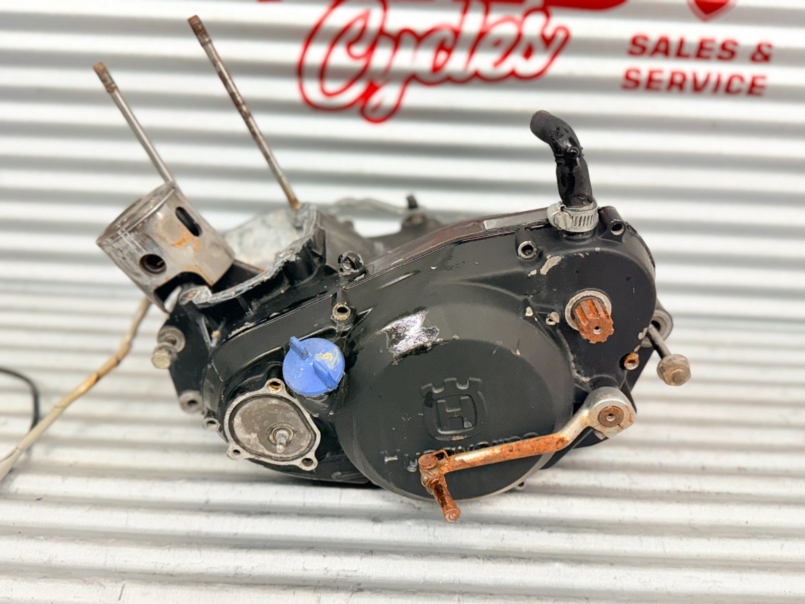 1984 Husqvarna CR WR XC Engine Motor Assembly 0974 0178 READ DESC