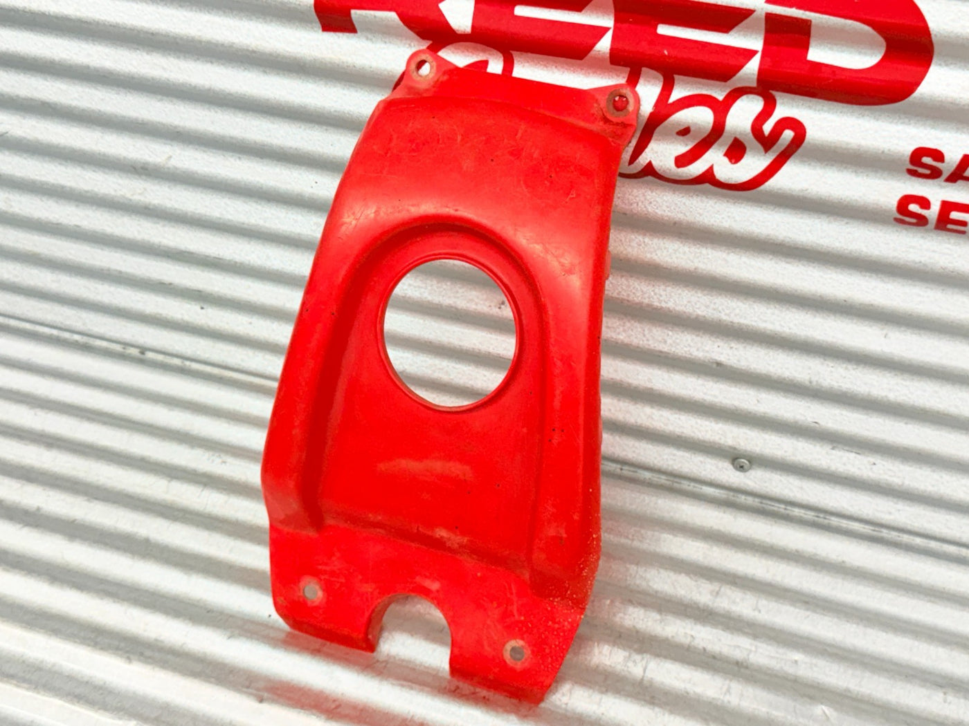 1999-2004 Honda TRX400EX 400EX Red Fuel Gas Tank Cover Panel OEM 83700-HN1-000ZA