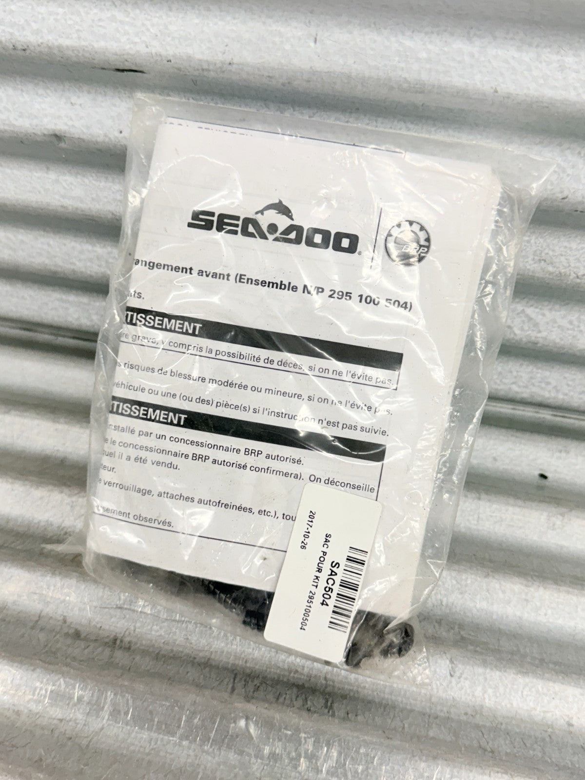 New OEM Sea-Doo Spark Storage Bin Kit Hardware Only 295100504