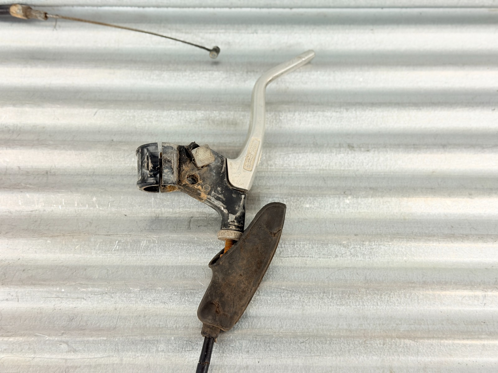 1984 Husqvarna CR WR XC OEM Brake Clutch Lever Perch Cable Assembly
