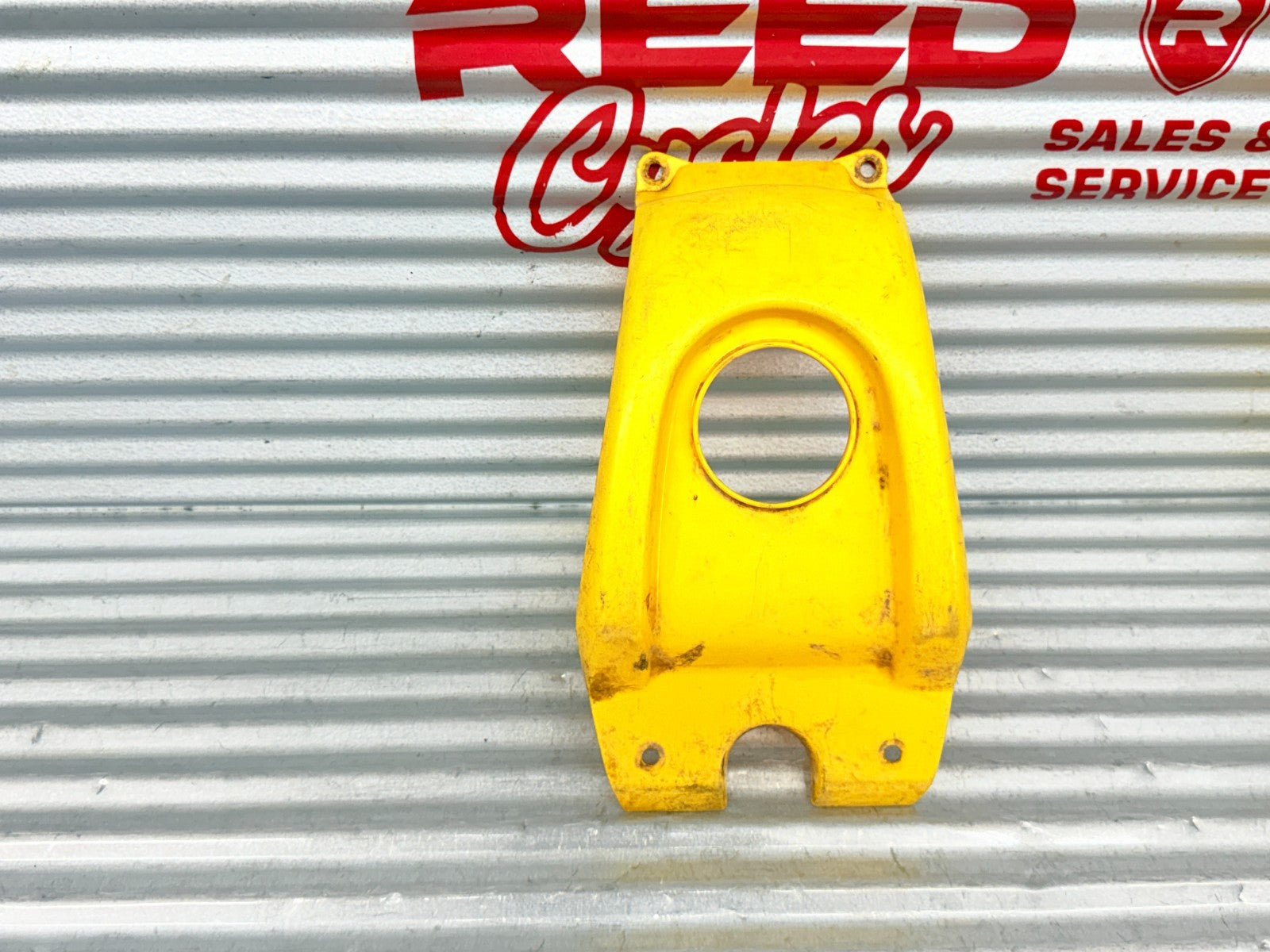 2001-2004 Honda TRX400EX Sportrax Yellow Fuel Tank Cover OEM 83700-HN1-000ZB