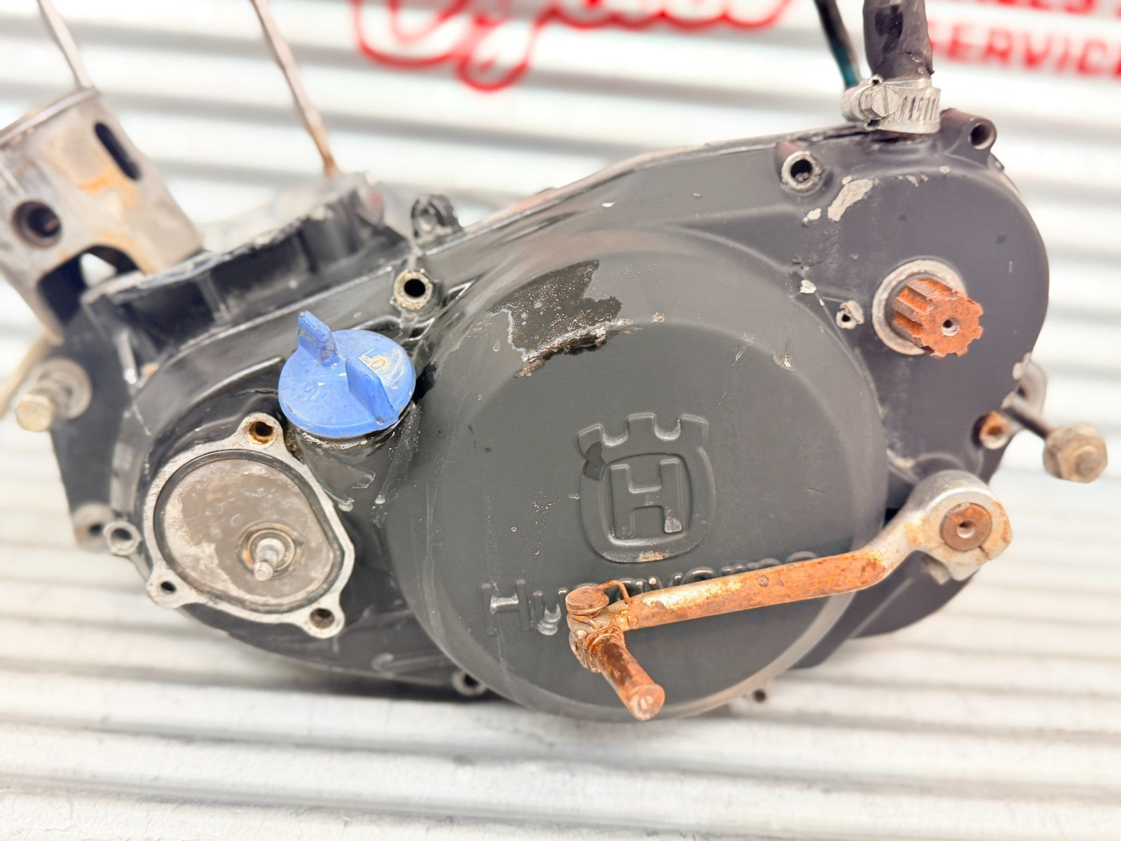 1984 Husqvarna CR WR XC Engine Motor Assembly 0974 0178 READ DESC