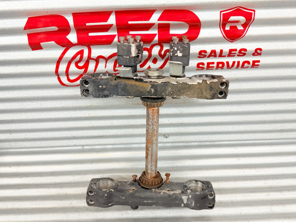 1984 Husqvarna WR125 Upper Lower Triple Tree Steering Stem OEM 15 12 386-01
