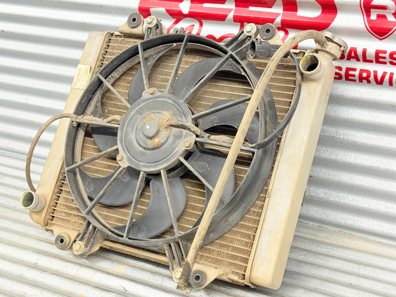 2010 Kawasaki Teryx 750 Radiator & Cooling Fan OEM 59502-0047