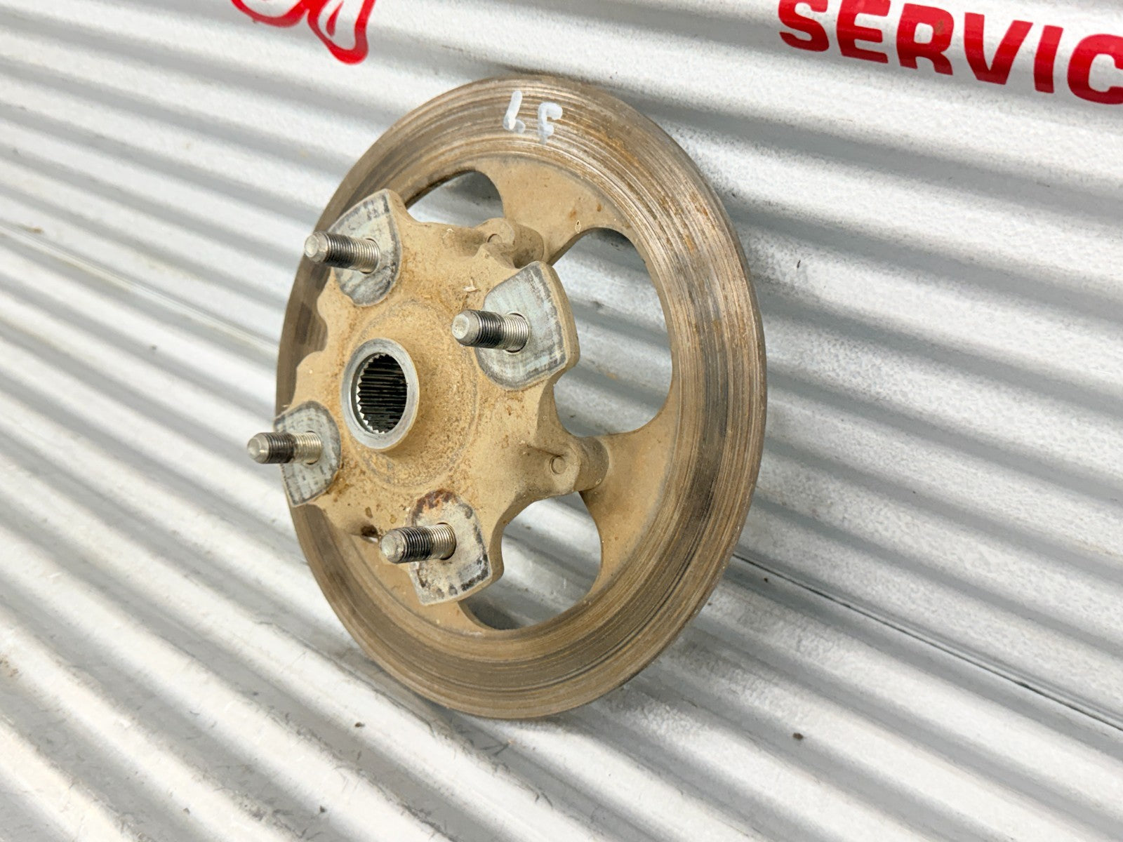 2017 Yamaha YXZ1000R SS Left Front Wheel Hub With Rotor OEM 2HC-F5111-00-00