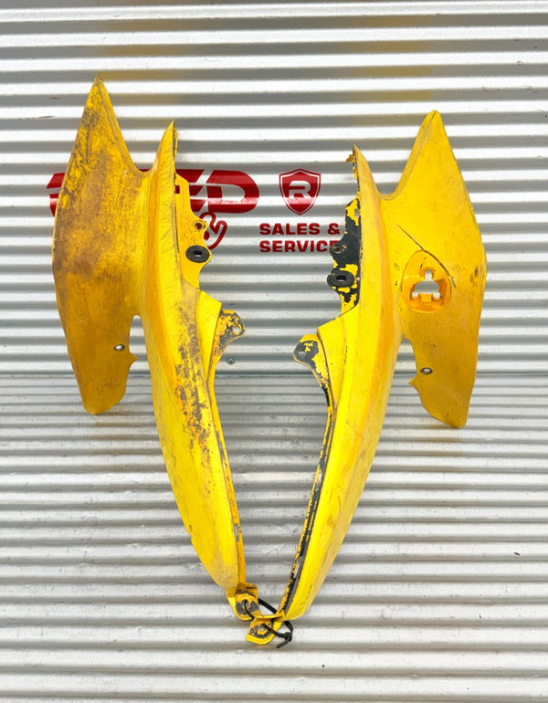 05 Honda TRX400EX OEM Race Cut Front Fender Plastics Pair Yellow Black