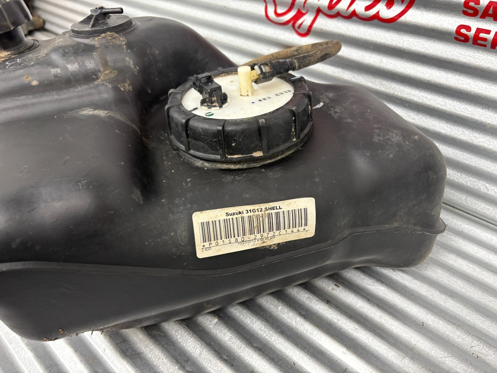 2013 Suzuki KingQuad 750 AXi Fuel Pump & Fuel Tank OEM 15100-31G21 / 44100-31G12