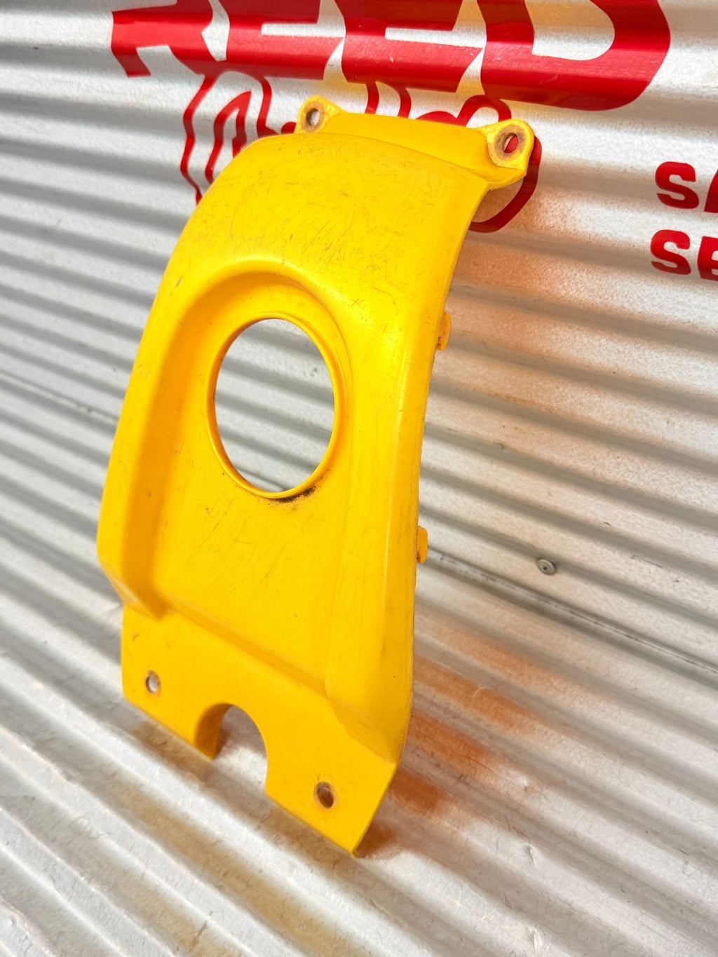 2001-2004 Honda TRX400EX Sportrax Yellow Fuel Tank Cover OEM 83700-HN1-000ZB