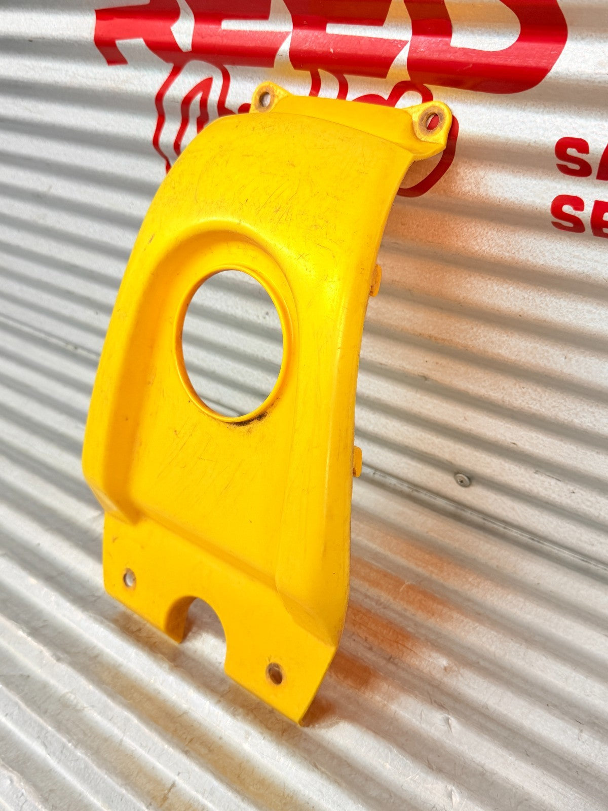 2001-2004 Honda TRX400EX Sportrax Yellow Fuel Tank Cover OEM 83700-HN1-000ZB