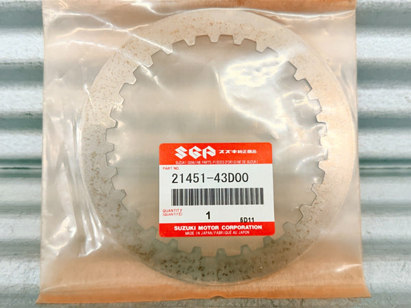 New OEM Suzuki RM125 1992-2008 Clutch Steel Driven Plate 21451-43D00